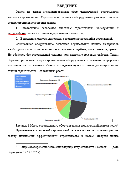 Пример оформления